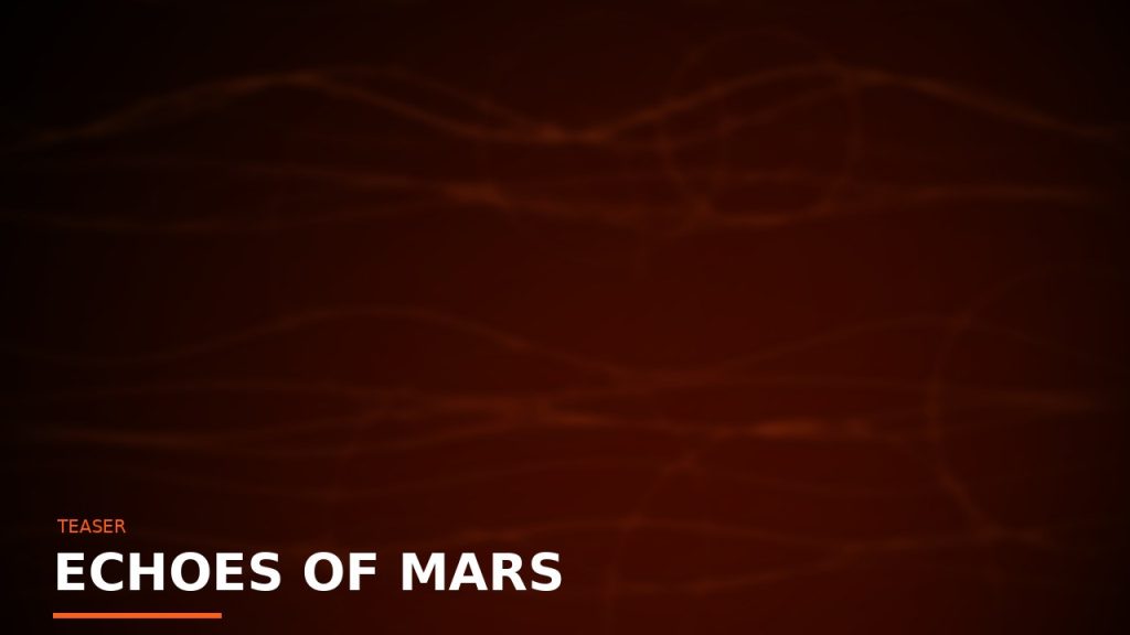 Echoes of Mars